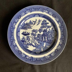 Johnson Bros Blue Classic Willow Dinner Plate 11"